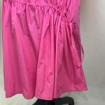 Future Collective hot pink puff sleeve dress woman’s size large Photo 4