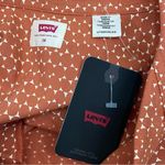 Levi's LEVI’S NIA Button Up Resort Shirt Cropped in Autumn Leaf/Peach color Size 1X Photo 9