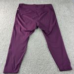 Fabletics PureLuxe Womens Purple Cropped Athletic Leggings with Pockets Yoga 4X Photo 1