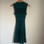 Amanda Uprichard NEW  Braylen Bold Knit Sleeveless Dress Teal Small Photo 2