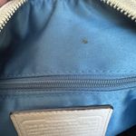 Coach White Leather Shoulder Bag with Silver Hardware Chain Detail Photo 15