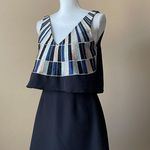 Mara Hoffman | Nantes Black Embroidered Tiered Cocktail Dress Sz 2 Photo 7
