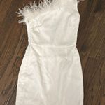 Altar'd State Altrd State white feather dress XXS Photo 0