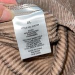 Ci Sono Corduroy Collection Womens Long Sleeve Button Up Shirt Jacket Brown XL Photo 4