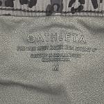 Athleta  Women’s Shorts Printed Black Mesh Racer Run 4" Photo 3