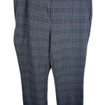 Banana Republic Black White Houndstooth Cropped High Rise Dress Pants Trousers 8 Photo 0