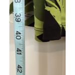 Apt. 9  Stretch Green/Blk Palms Gems Sleeveless Midi Dress‎ Ruffle Size Large Photo 3