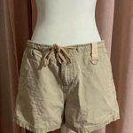 Route 66 Vintage Y2K Tan Women Khaki Cargo Shorts Size 9/10 Photo 0