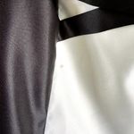 Gunne Sax Jessica McClintock  Prom Dress Mini Crisscross Colorblock Black White 9 Photo 4