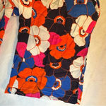 Jules & Leopold Pants Women XL Floral High Rise Belted Chino Flat Front Photo 1