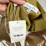 Bohme NWT Emory Park Audra Olive Marble Swirl Silky Crop Top M & Maxi Skirt Size S Photo 5