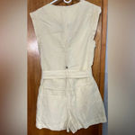 Pilcro NWT XS  belted v neck zip romper / short Anthropologie Photo 3