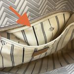 Ralph Lauren Lauren Natural Chevron Tote Bag Purse Large READ Photo 3