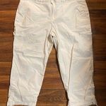 Gloria Vanderbilt white pixie capris Size 16W Photo 0