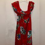 Vintage Hilo Hattie Hawaiian Dress Aloha Floral Red Maxi Dress Hawaii Dress Size M Photo 2