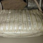 Sharif Vintage Crossbody Bag Snake Print Textured Design Zipper Closure 90s Photo 11
