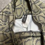 Onzie Green Black Snakeskin Smooth Legging Animal Print High Waist Small Medium Photo 5