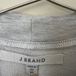 J Brand  Women's Cropped Heather Gray Pullover Sweatshirt Size XS Photo 9