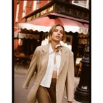 Maeve ANTHROPOLOGIE  Oversized Tan Blazer M/L Photo 4