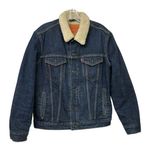 Levi's Sherpa Lined Dark Wash Womens
Denim Jacket Size Medium Photo 0