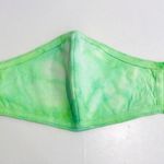 Olive Tie Dye Face Mask Green Photo 0