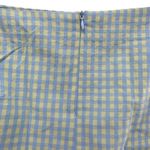 Mango MNG Gingham Side Ruched Mini Skirt Photo 5