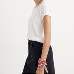 Madewell  Denim Frisco Mini Skirt in Lunar Wash Black Denim Raw Ham Mini Skirt 25 Photo 2