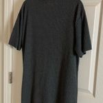 ZARA  Trafaluc Grey Short Sleeve Ribbed Dress size medium Photo 4