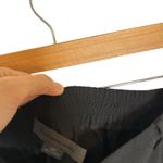 Alexander Wang  Black Flat Front High Rise Blue Trim Sporty Modern Shorts Size 6 Photo 5