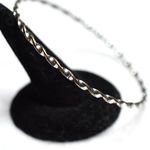 Source Unknown Trendy Y2K Statement Stackable Set of 3 Silver Tone 5" Bracelets Photo 1