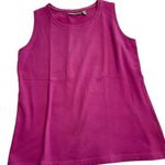 Croft & Barrow  Hot Pink Essential Tank EUC M Photo 0