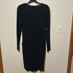 Pure Collection Black V Neck Long sleeve Dress‎ with Pockets Size 8/10 Photo 6