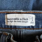 Abercrombie & Fitch Ultra High Rise Ankle Straight Jeans 27/4 y2K Released Hem Photo 6