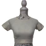 Seamless Crop Top Short Sleeve Size S Photo 0