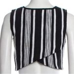 Carven Black + White Tweed Top, Sleeveless, cropped, size‎ Large, EU 42, US L Photo 1
