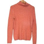 Sundance  Women's Pink Cable Knit Turtleneck Sweater Silk Blend Size Small Cozy‎ Photo 0