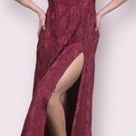 Victoria's Secret New Vintage Victoria Secret Gold label Burgundy Red Slip Night Gown Dress sz M Photo 0