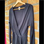 Haute Hippie   black wrap dress medium Photo 2