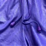 Women's Metallic Shorts Shiny Elastic Waist Sparkly Yoga Hot Booty Dance Small Purple Photo 2