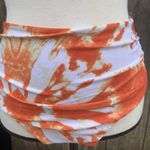Zaful Knot Scoop Neck Orange Tie Dye 2 Piece Bikini Set Size M Photo 3