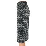 Joe Benbasset Joe B by Black White High Waist Abstract Pencil Mini Skirt Size S Photo 1