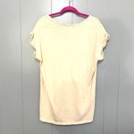 Aerie Washed Beige Front Pocket Henley Oversized Summer Boho T-shirt S Photo 4