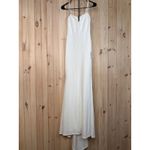 Lulus NWT  Finding the One White Mermaid Maxi Dress Bridal Gown Bride Wedding XS Photo 4
