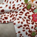 Vertigo Paris  White Sweater with Orange and Brown Accents Photo 6