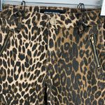 Ashley Mason NWT  Leopard Skinny Cargo Pants Photo 7
