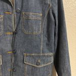 L.L. Bean Womens Size Small Denim Barn Coat Blue 1821 Photo 2