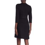 Crimson in Grace NWT  Black Knit 3/4 Sleeve Dress Photo 1