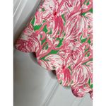 Lilly Pulitzer  The Buttercup‎ Short Size 12 Pink Green Scalloped Hem Photo 3