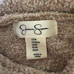 Jessica Simpson Cream/White Cowl Neck Crop Sweater Photo 6
