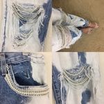 Anthropologie Custom Current/Elliott Embellished Boyfriend Jeans Photo 9